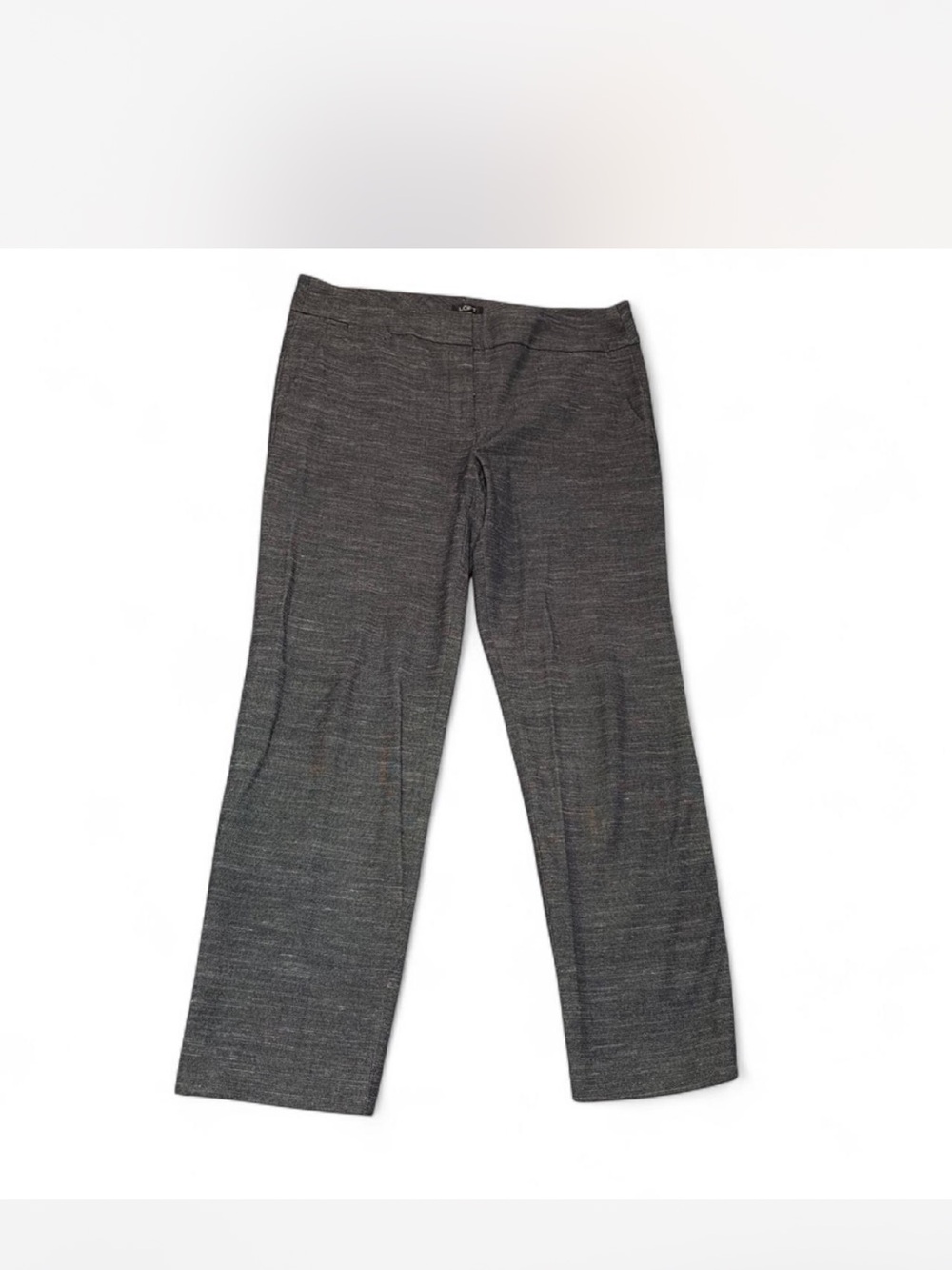 Ann Taylor Loft Marisa Gray Slim Ankle Dress Pants - Picture 5 of 8